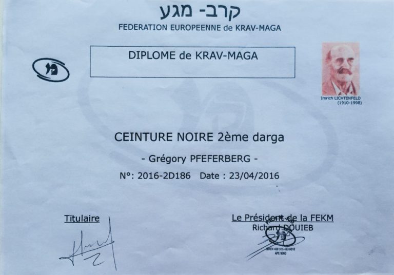 Diplôme — coach Body VIP