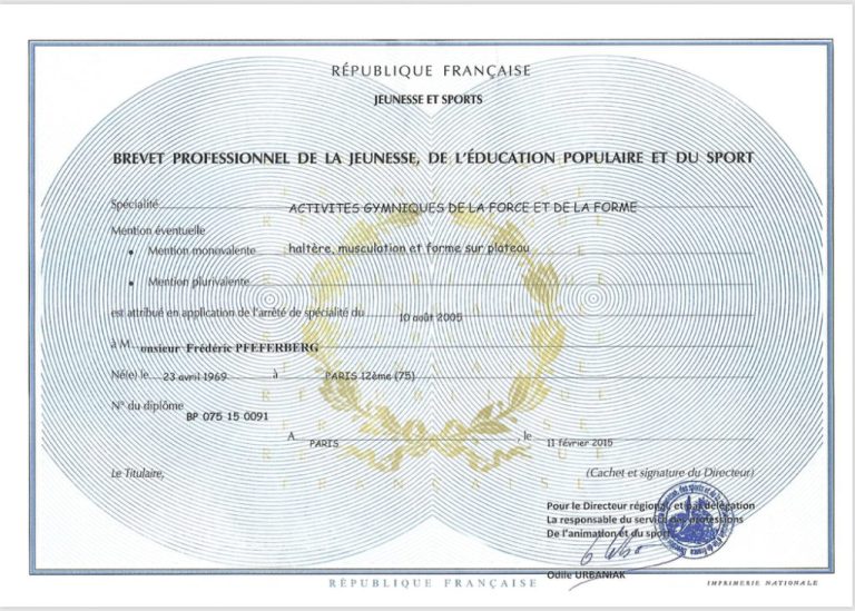 Diplôme nutrition — Body VIP